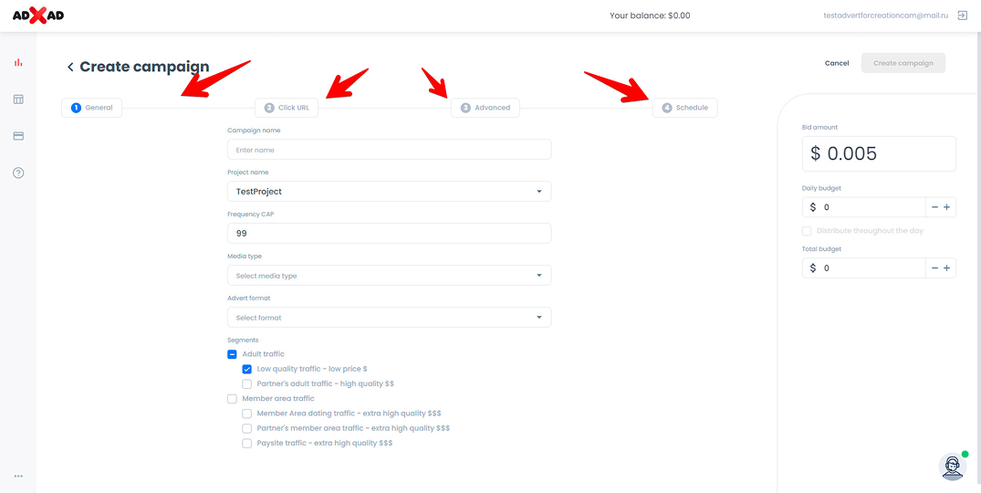 How to create a campaign?