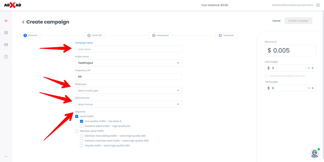 How to create a campaign?