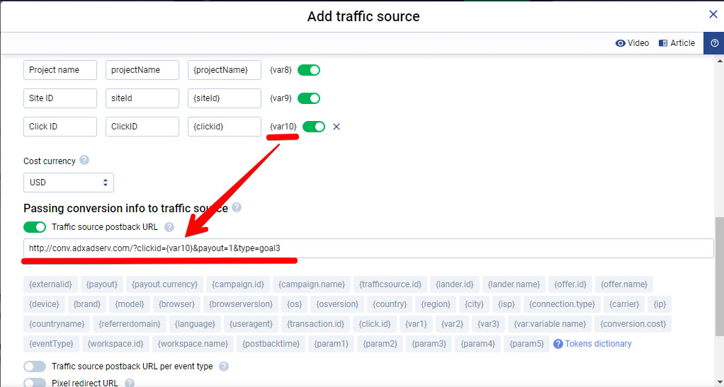 How a ready-to-go integration should look like on the tracking system side: